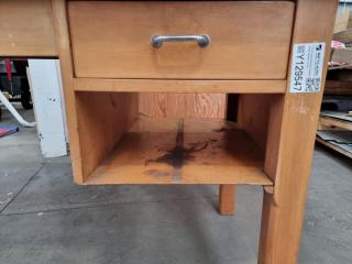 Vintage Wood Office Desk