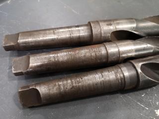 3x Morse Tapper Mill Drill Bits, Imperial Sizes