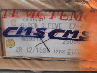 12 x TEMC Riser Sleeves EX-400 MS9312