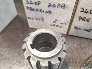 9 x Gear Hobber Cutters