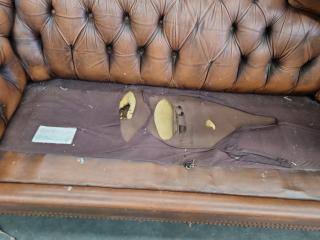 Vintage Moran Leather Sofa Couch, needs restoration