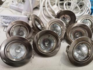 22x Flush Ceiling Halogen Lighting Units & More