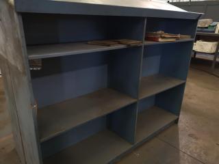 Double Sided Light Duty Workshop Storage Shelf Unit