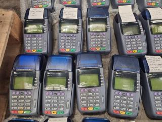 54x VeriFone Omni 3750 POS Credit Card Terminals, Faulty