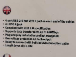 Digitus Slim Spider USB Hubs & Network USB Adapters