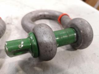 2x 8.5 Ton Bow Shackles