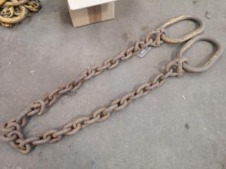 8000kg Single Leg Lifting Chain w/ Master Links