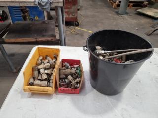 Large Assortment of Small Pipe Fittings