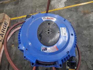 20M Recoila Hose Reel with Support Stand Attached