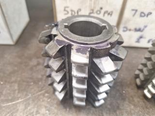 4 x Gear Hobber Cutters