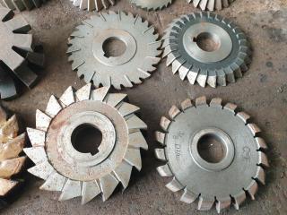21 Assorted Milling Cutters