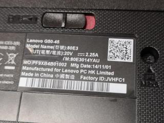 Lenovo G50-45 Laptop Computer, Faulty