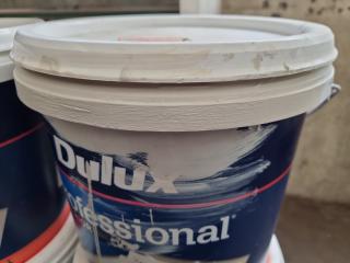 6x 10L Dulux Professional Interior Paints, Partial Buckets