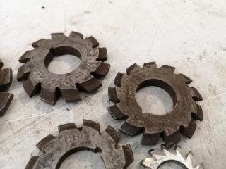 8x Assorted Gear Cutters