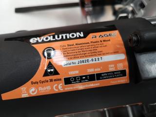 Evolution Rage 185mm TCT Circular Saw, New