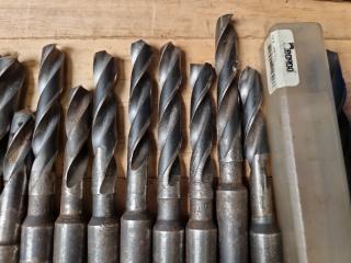 31x Morse Taper No.1 & No.2 Drills, Assorted Sizes