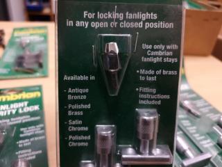 18x Fanlight & Casement Window Security Lock Kits