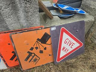 Assorted Road And Traffic Signs