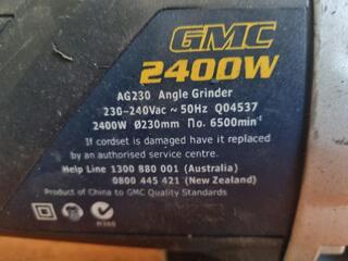 GMC Corded 230mm Angle Grinder