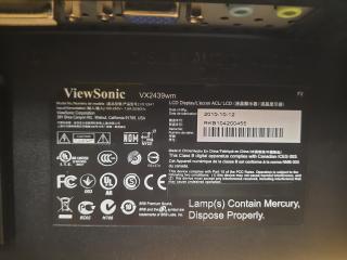 ViewSonic VX2439wm 23.6" Wide-Screen 1080P LCD Monitor