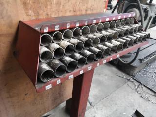 Heavy Duty Steel Drill Bit Storage Rack