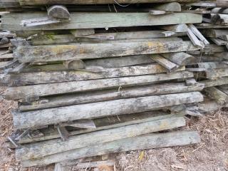 Huge Lot of Timber Half Rounds