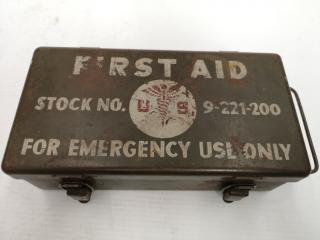 Vintage Military First Aid Kit w/ Original Contents