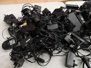 60+ Assorted Power Adapters, Bulk Lot