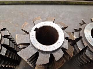 5 x Gear Hobber Cutters