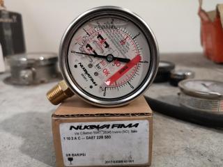 11x Assorted Pressure Gauges