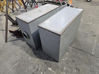 2 x Steel Cabinets