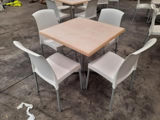 Cafe Style (Collapsible) Table  and Chairs Set