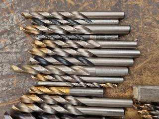 80x Assorted Drills & End Mills