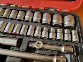 Bahco Dymamic Drive Combined Socket & Dpanner Set S87+7