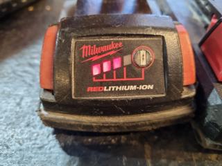 Milwaukee M18 Six Pack Sequential Charger w/ 2x Batteries