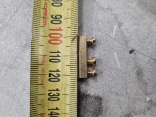 Assorted Brass Terminal Blocks, Nuts, Washers, Bulk Lots