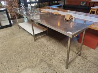 Large Stainless Bench 