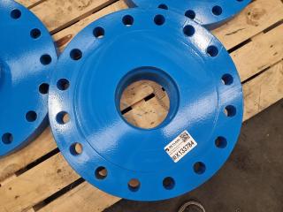 3 Large Flanged Couplings