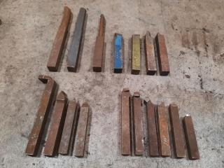 Assorted Lot of Turning Tools