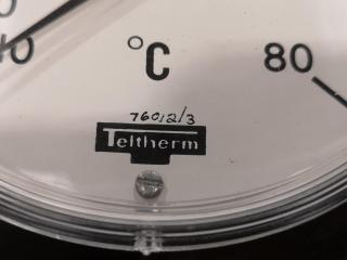 Teltherm Vapour Pressure Temperature Thermometer Gauge