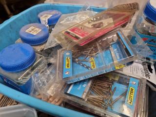 Assorted Fastening Hardware, Supplies, & More