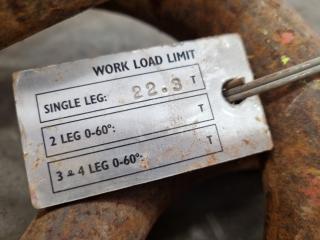 2-Leg Lifting Master Link Assembly, 22.3-Ton Capacity