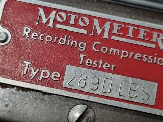Vintqge Moto Meter Recording Compression Tester Kit
