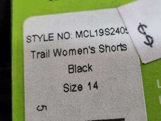 Madison Woman's Trail Cycling Shorts, Size 14