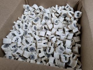 Box of White Cabinet Cam Pins, Bulk Lot