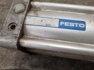3x Festo Double Acting Cylinders