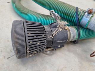 Sump Pump Hose Length w/ End Filter Housing
