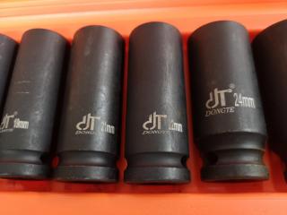 13-Piece 1/2" Drive Impact Metric Socket Set