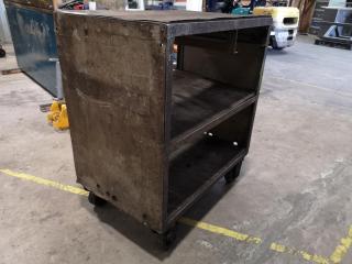 Heavy Duty Steel Workshop Shelf Trolley