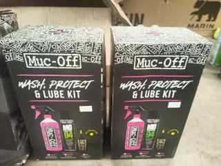 Muc-Off Bike Care/Wash, Protect & Lube Kits